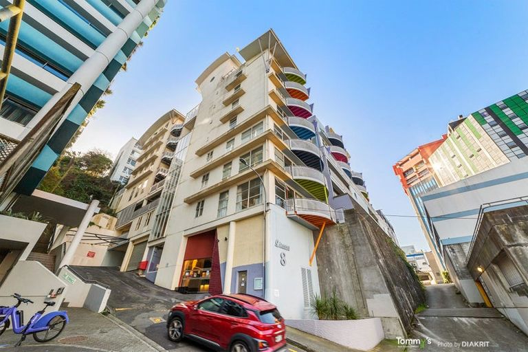Photo of property in Sirocco Apartments, 607/8u Church Street, Wellington Central, Wellington, 6011