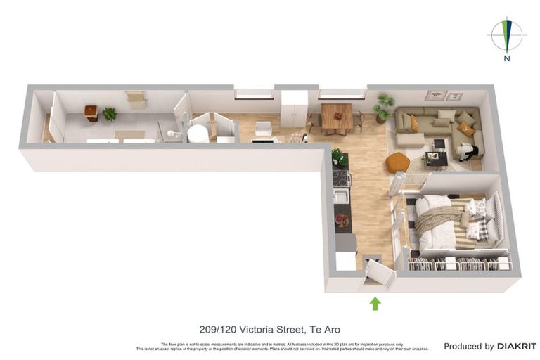 Photo of property in A C Nielsen House, 209/120 Victoria Street, Te Aro, Wellington, 6011