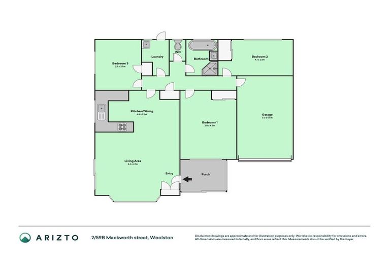 Photo of property in 2/59b Mackworth Street, Woolston, Christchurch, 8062