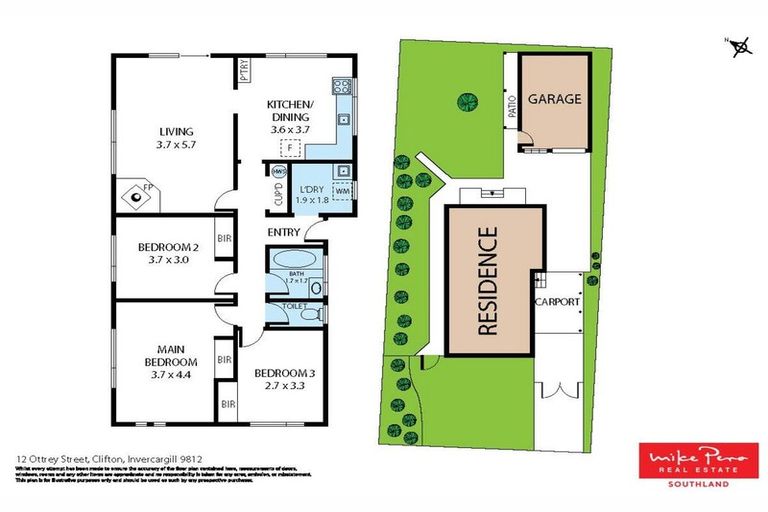 Photo of property in 12 Ottrey Street, Clifton, Invercargill, 9812