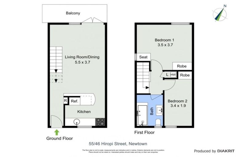 Photo of property in Hiropi St Village, 55/46u Hiropi Street, Newtown, Wellington, 6021