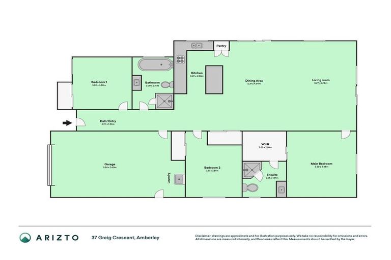 Photo of property in 37 Greig Crescent, Amberley, 7410