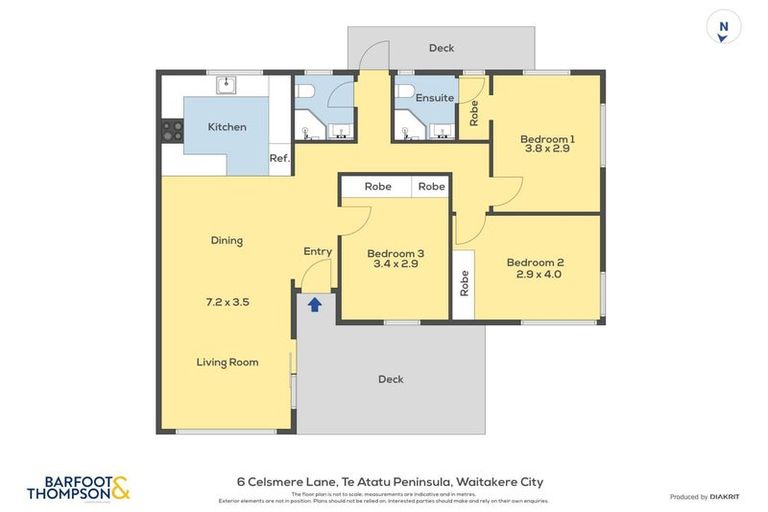 Photo of property in 6 Celsmere Lane, Te Atatu Peninsula, Auckland, 0610