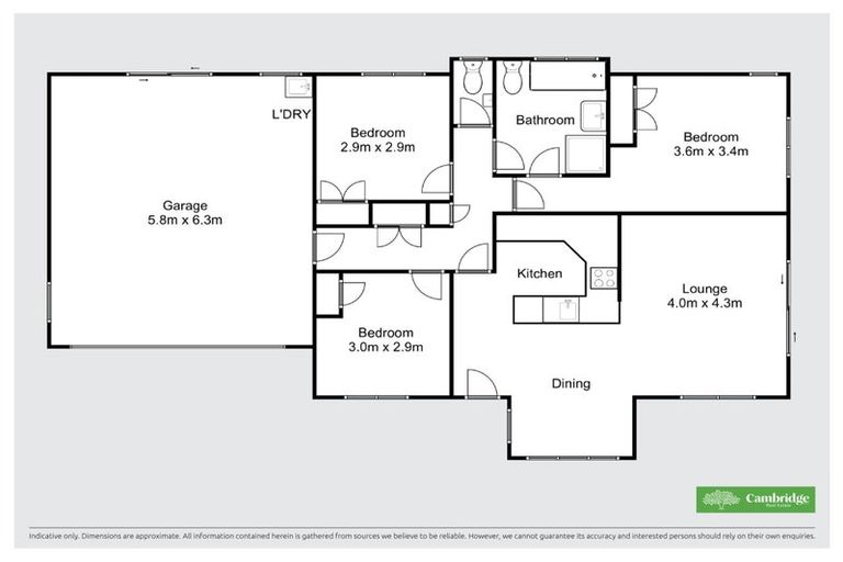 Photo of property in 8a Moore Street, Leamington, Cambridge, 3432