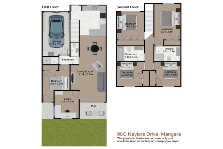 Photo of property in 98c Naylors Drive, Mangere, Auckland, 2022