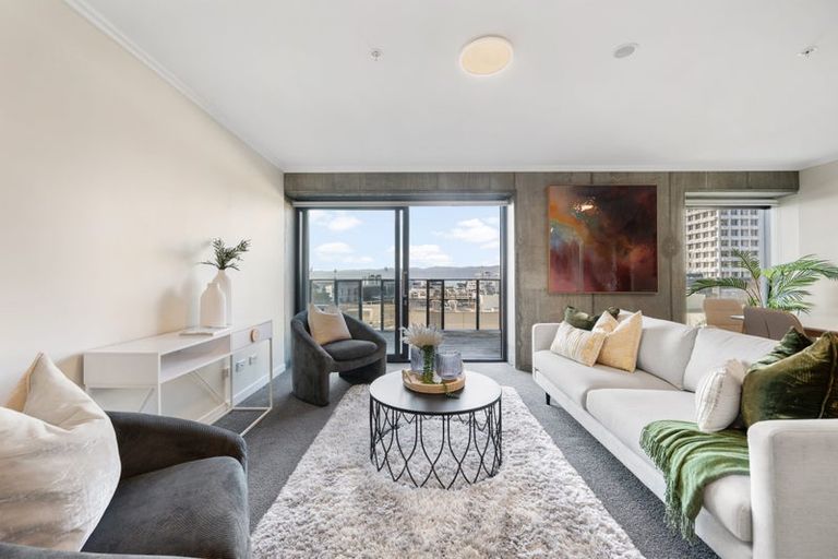 Photo of property in Frame Apartments, 301/111u Molesworth Street, Thorndon, Wellington, 6011