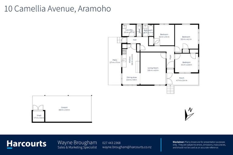 Photo of property in 10 Camellia Avenue, Aramoho, Whanganui, 4500