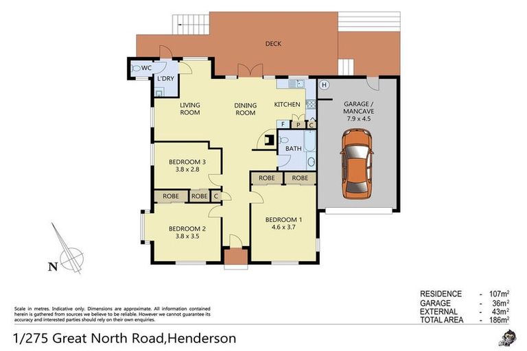 Photo of property in 275 Great North Road, Henderson, Auckland, 0612