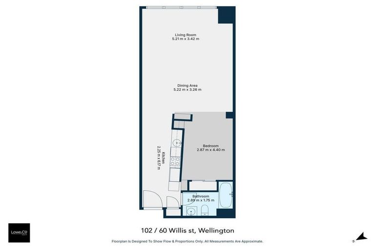 Photo of property in Gerondis Bldg Apartments, 102/60 Willis Street, Wellington Central, Wellington, 6011