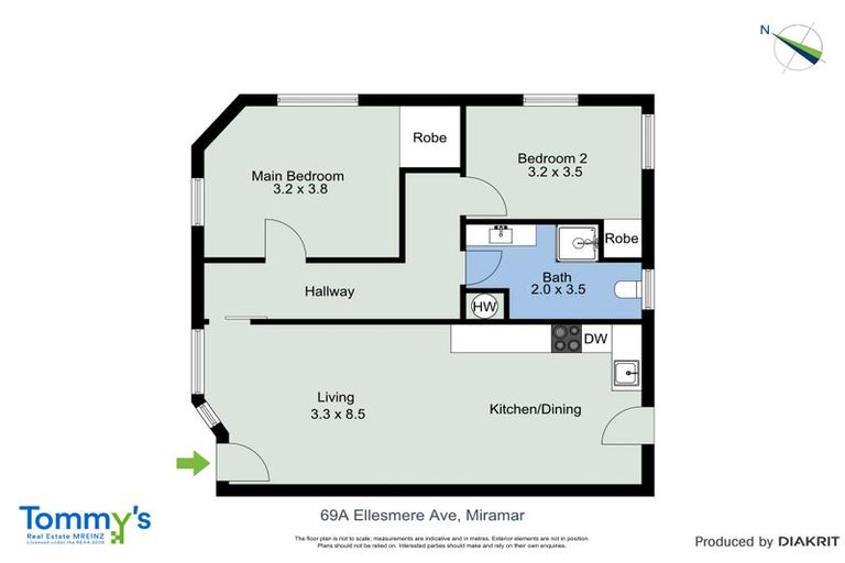 Photo of property in 69a Ellesmere Avenue, Miramar, Wellington, 6022