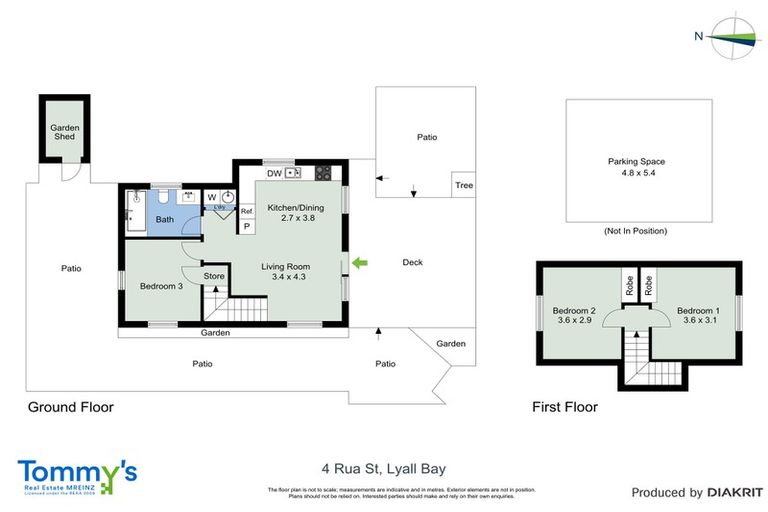 Photo of property in 6 Rua Street, Lyall Bay, Wellington, 6022