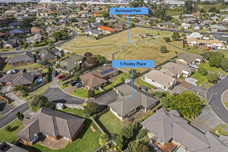 Photo of property in 5 Foxley Place, Burswood, Auckland, 2013