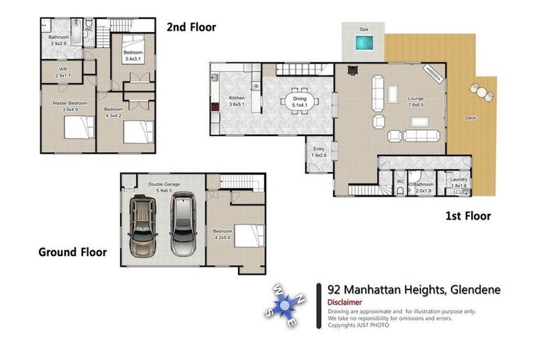 Photo of property in 92 Manhattan Heights, Glendene, Auckland, 0602