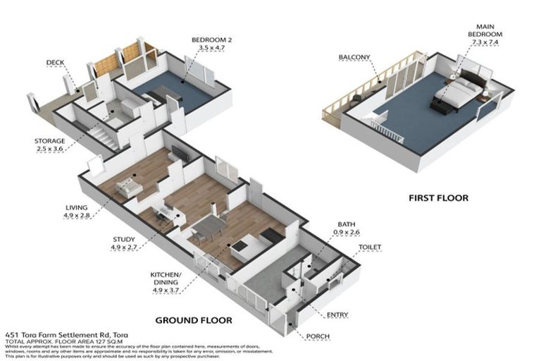 Photo of property in 451 Tora Farm Settlement Road, Tora, Martinborough, 5782