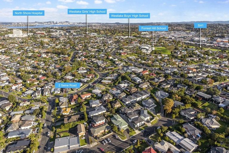 Photo of property in 2 Seine Road, Forrest Hill, Auckland, 0620