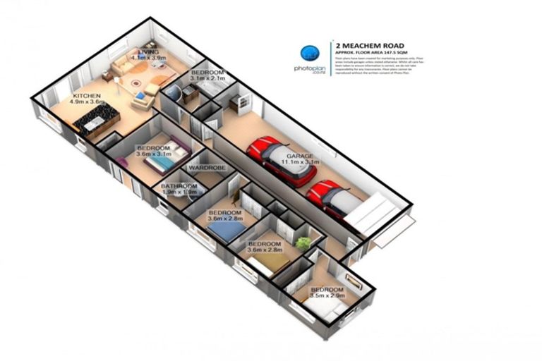 Photo of property in 2 Meachem Road, Chartwell, Hamilton, 3210