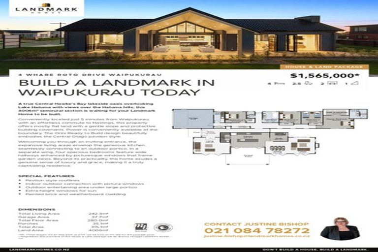 Photo of property in 4 Whare Roto Drive, Waipukurau, 4282