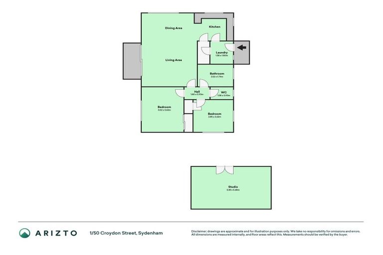 Photo of property in 1/50 Croydon Street, Sydenham, Christchurch, 8023