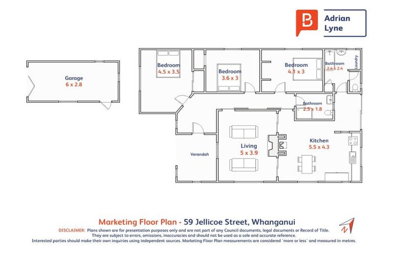 Photo of property in 59 Jellicoe Street, Whanganui East, Whanganui, 4500