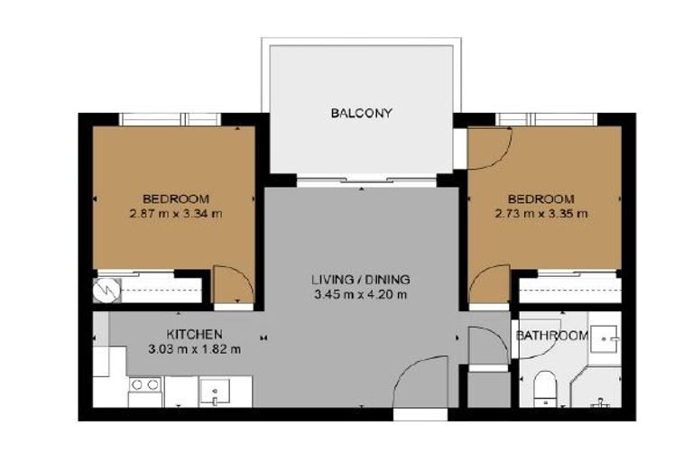 Photo of property in 208/28a Eileen Newey Place, Henderson, Auckland, 0612