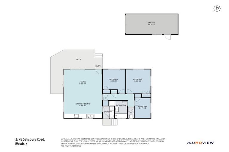 Photo of property in 2/78 Salisbury Road, Birkdale, Auckland, 0626