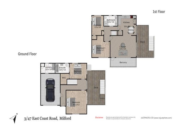 Photo of property in 3/47 East Coast Road, Milford, Auckland, 0620