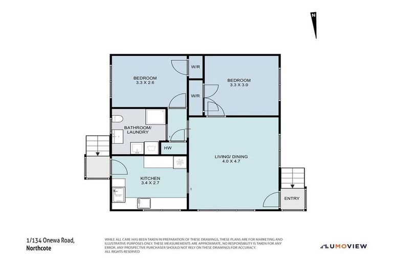 Photo of property in 1/134 Onewa Road, Northcote, Auckland, 0627