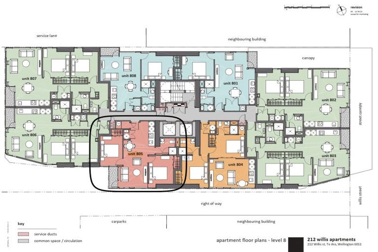 Photo of property in 805/212u Willis Street, Te Aro, Wellington, 6011