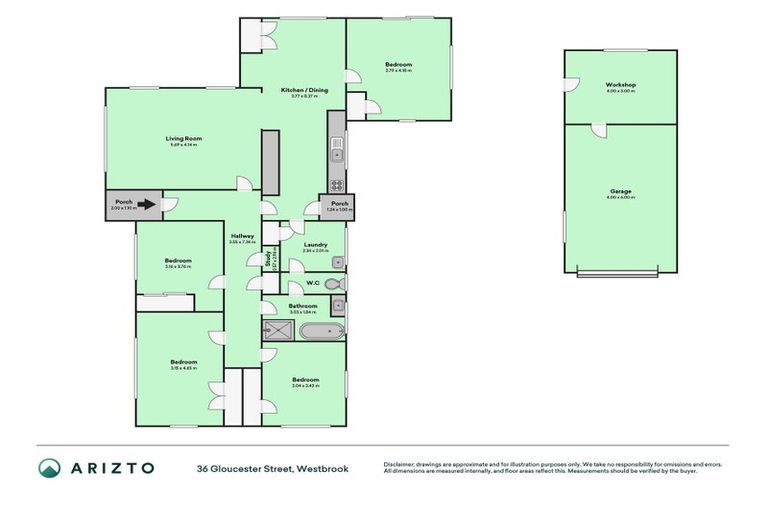 Photo of property in 36 Gloucester Street, Takaro, Palmerston North, 4412
