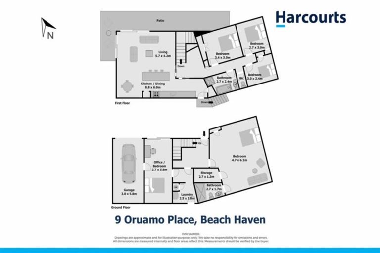 Photo of property in 9 Oruamo Place, Beach Haven, Auckland, 0626