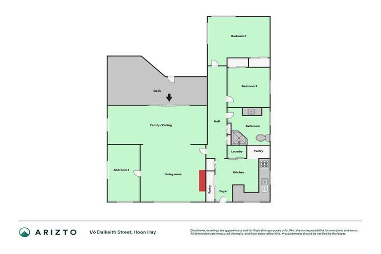 Photo of property in 1/6 Dalkeith Street, Hoon Hay, Christchurch, 8025