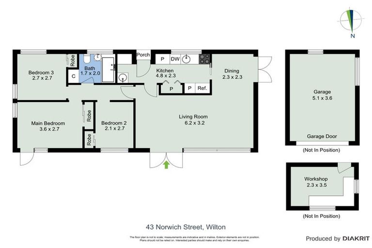 Photo of property in 43 Norwich Street, Wilton, Wellington, 6012