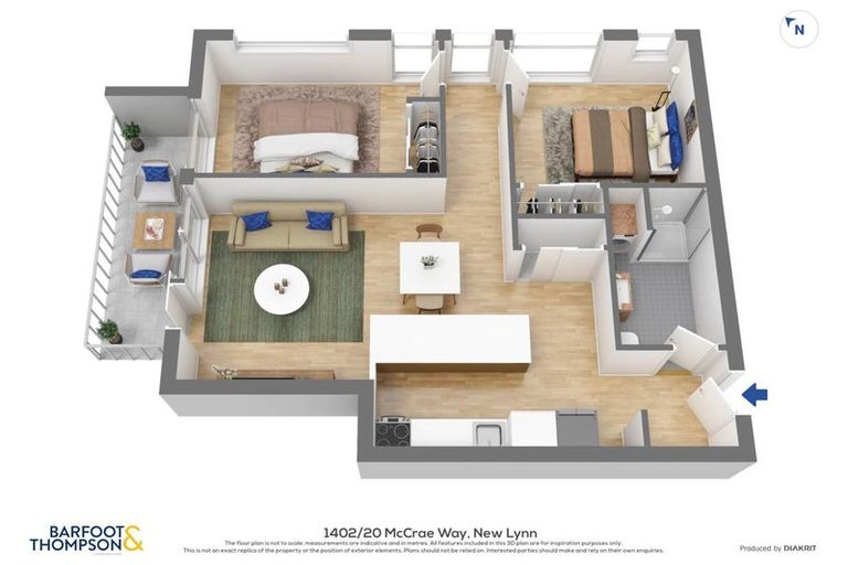 Photo of property in 1402/20 Mccrae Way, New Lynn, Auckland, 0600