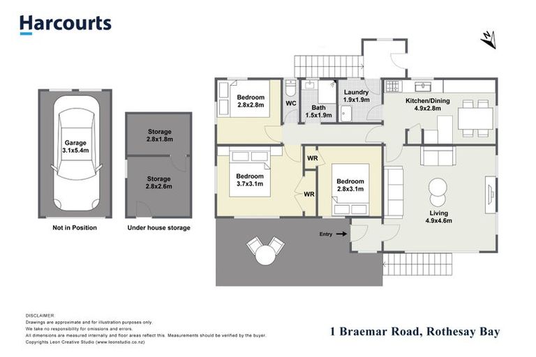 Photo of property in 1 Braemar Road, Rothesay Bay, Auckland, 0630