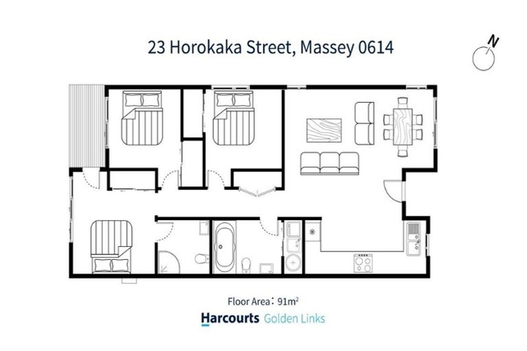 Photo of property in 21 Horokaka Street, Massey, Auckland, 0614