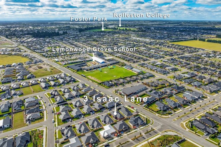 Photo of property in 3 Isaac Lane, Rolleston, 7614