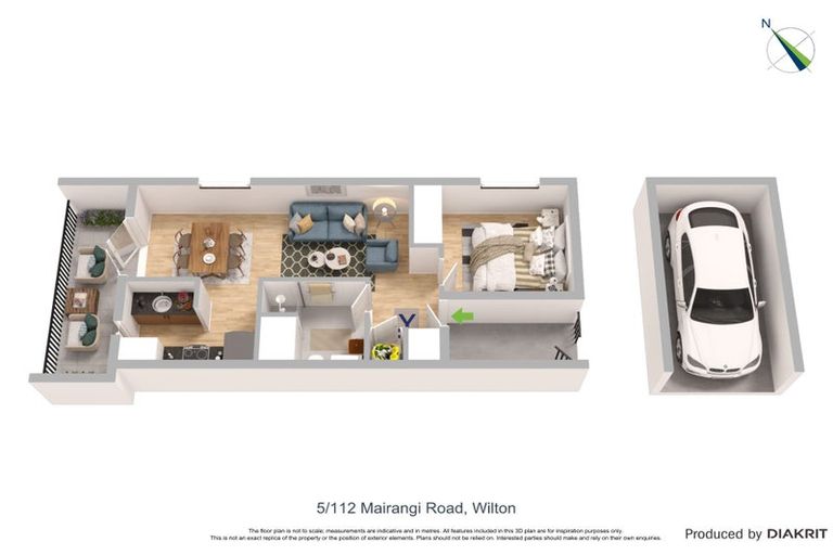 Photo of property in 112u5 Mairangi Road, Wilton, Wellington, 6012
