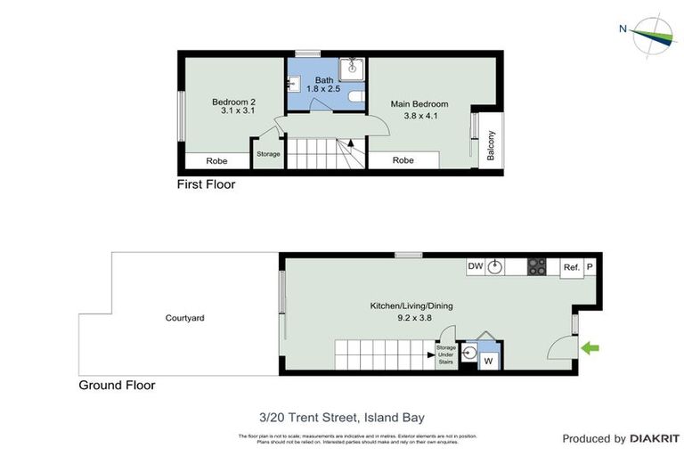Photo of property in 20u3 Trent Street, Island Bay, Wellington, 6023