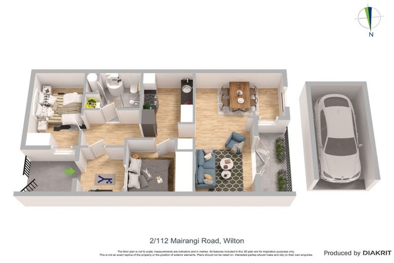 Photo of property in 112u2 Mairangi Road, Wilton, Wellington, 6012