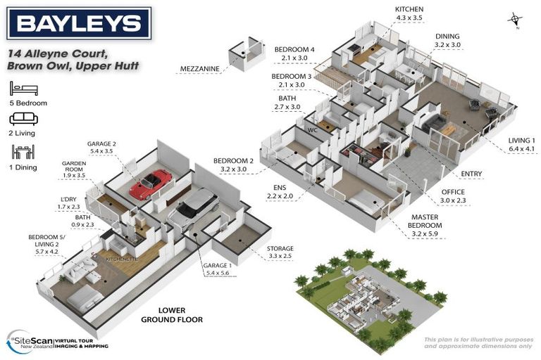 Photo of property in 14 Alleyne Court, Brown Owl, Upper Hutt, 5018