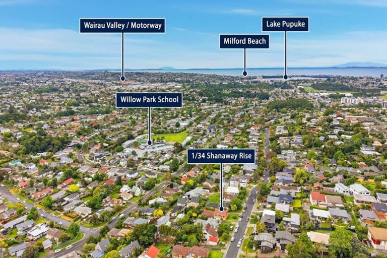 Photo of property in 1/34 Shanaway Rise, Hillcrest, Auckland, 0627