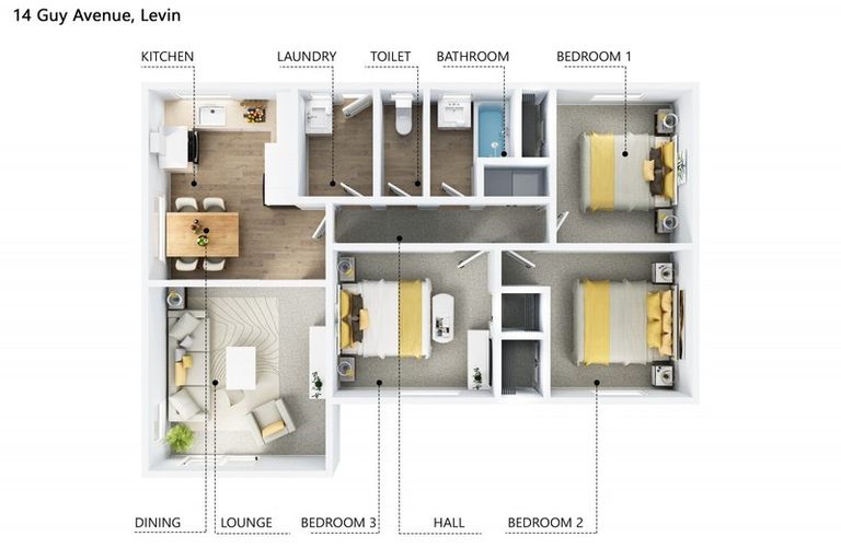 Photo of property in 14 Guy Avenue, Levin, 5510