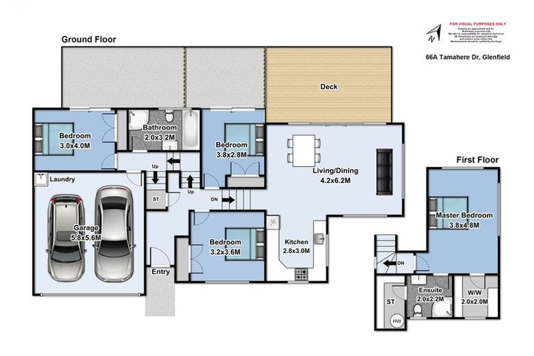 Photo of property in 66a Tamahere Drive, Glenfield, Auckland, 0629