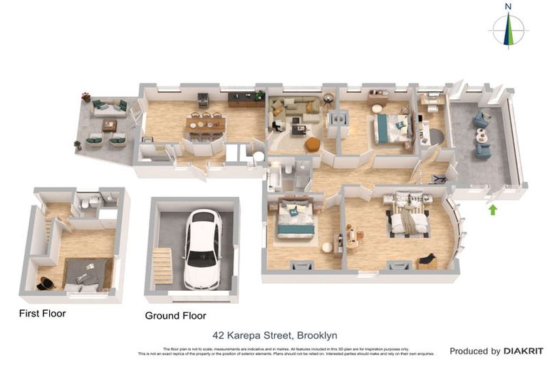 Photo of property in 42 Karepa Street, Brooklyn, Wellington, 6021