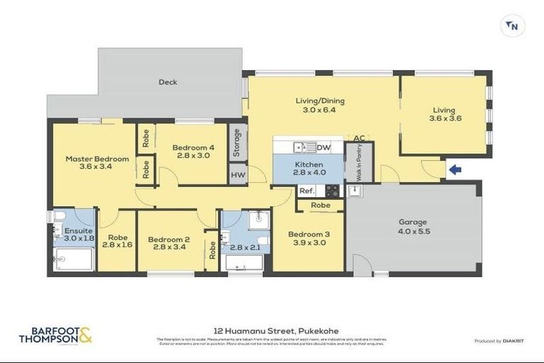 Photo of property in 12 Huamanu Street, Pukekohe, 2120