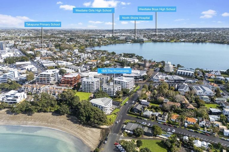 Photo of property in 1b/5 The Promenade, Takapuna, Auckland, 0622