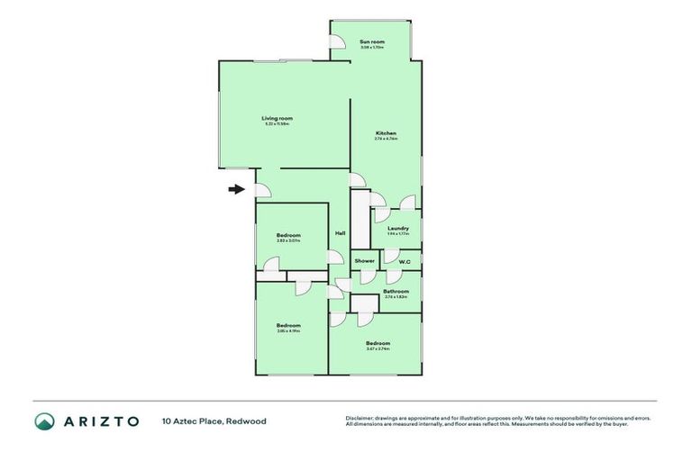 Photo of property in 10 Aztec Place, Redwood, Christchurch, 8051