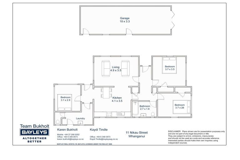 Photo of property in 11 Nikau Street, Tawhero, Whanganui, 4501