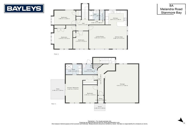 Photo of property in 8a Melandra Road, Stanmore Bay, Whangaparaoa, 0932