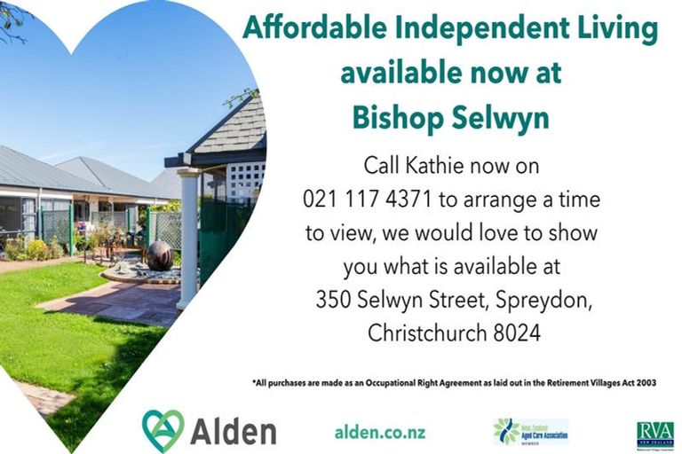 Photo of property in Bishop Selwyn Lifecare, 3/350 Selwyn Street, Addington, Christchurch, 8024